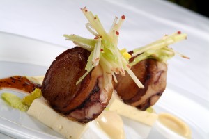 C - Octopus bacon wrapped Scallop
