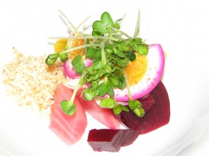 egg and beet Diamond
