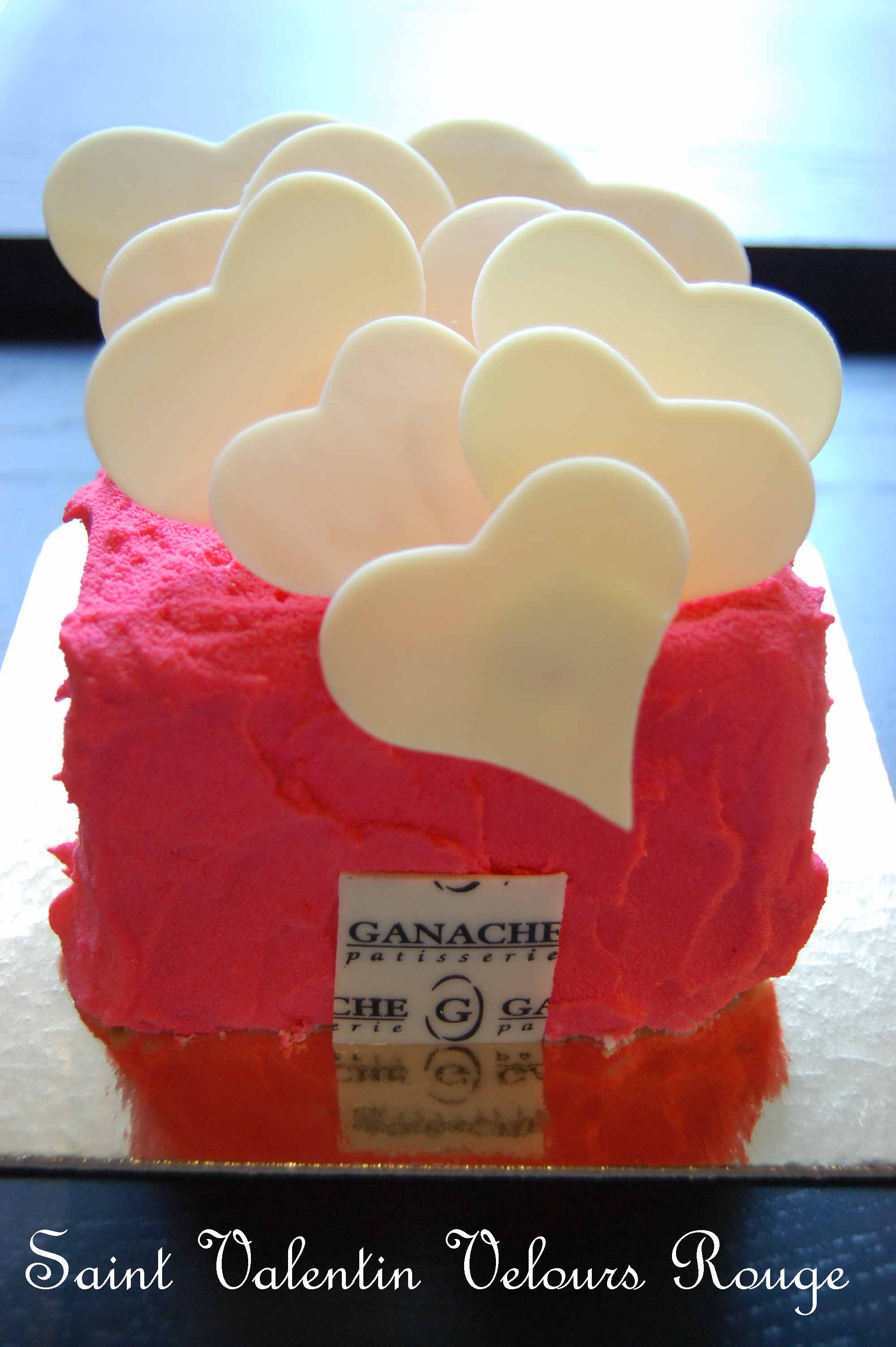 Ganache Patiserrie Saint Valentine Velours Rouge