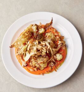 roasted cauliflower Jamie Oliver 5 Ingredients Mediterranean